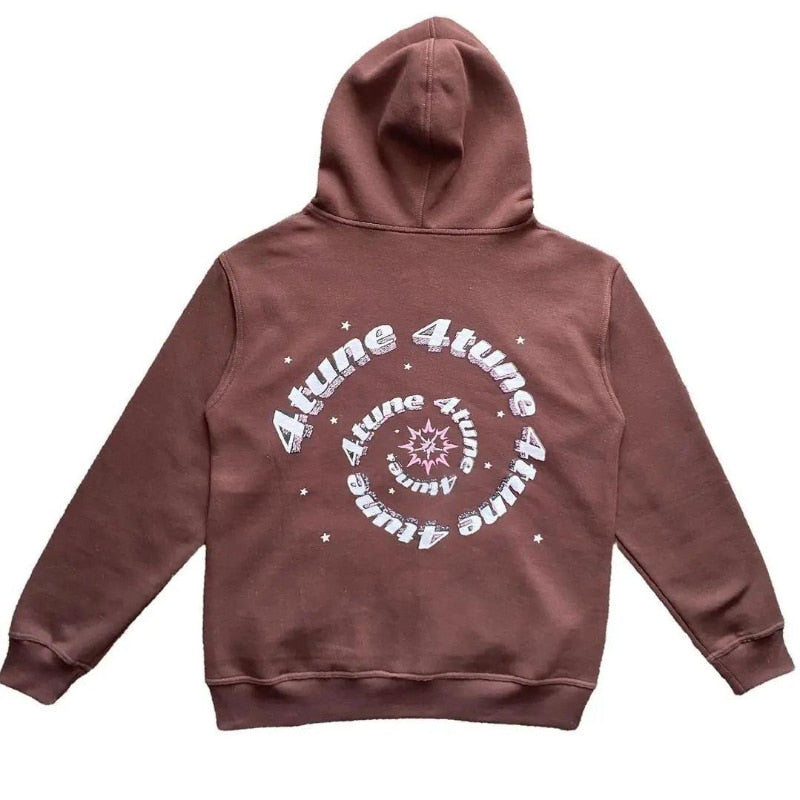 Star Printed Hoody
