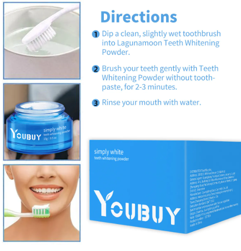 Teeth Whitening & Brightening Powder