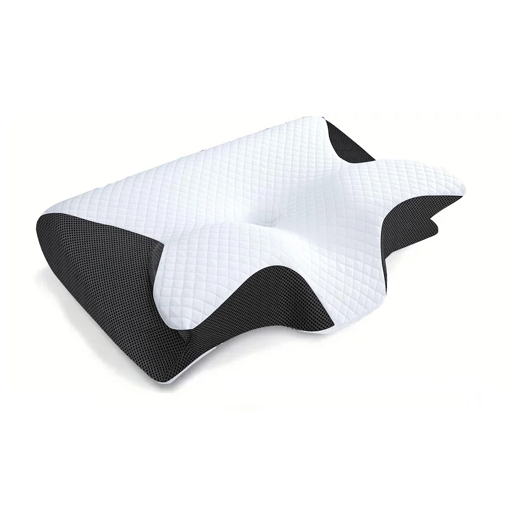 Ergonomic Neck Pillow w/ Memory Foam