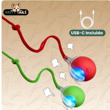 Rechargeable Smart Rolling Pet Ball