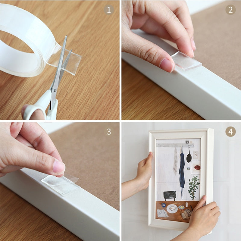 Nano Double Sided Tape -Transparent