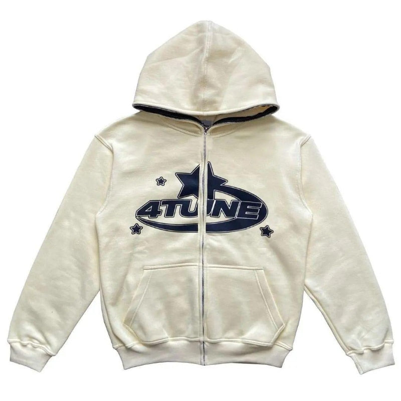 Star Printed Hoody