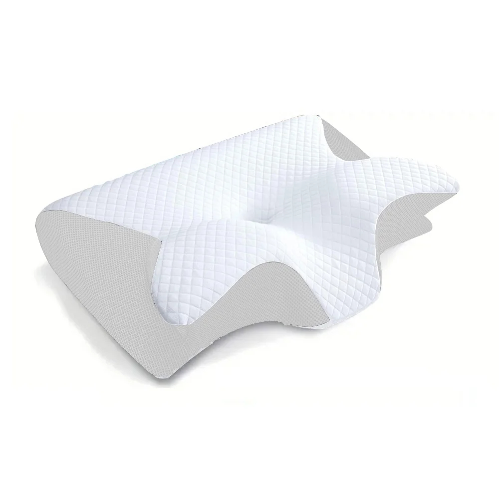Ergonomic Neck Pillow w/ Memory Foam