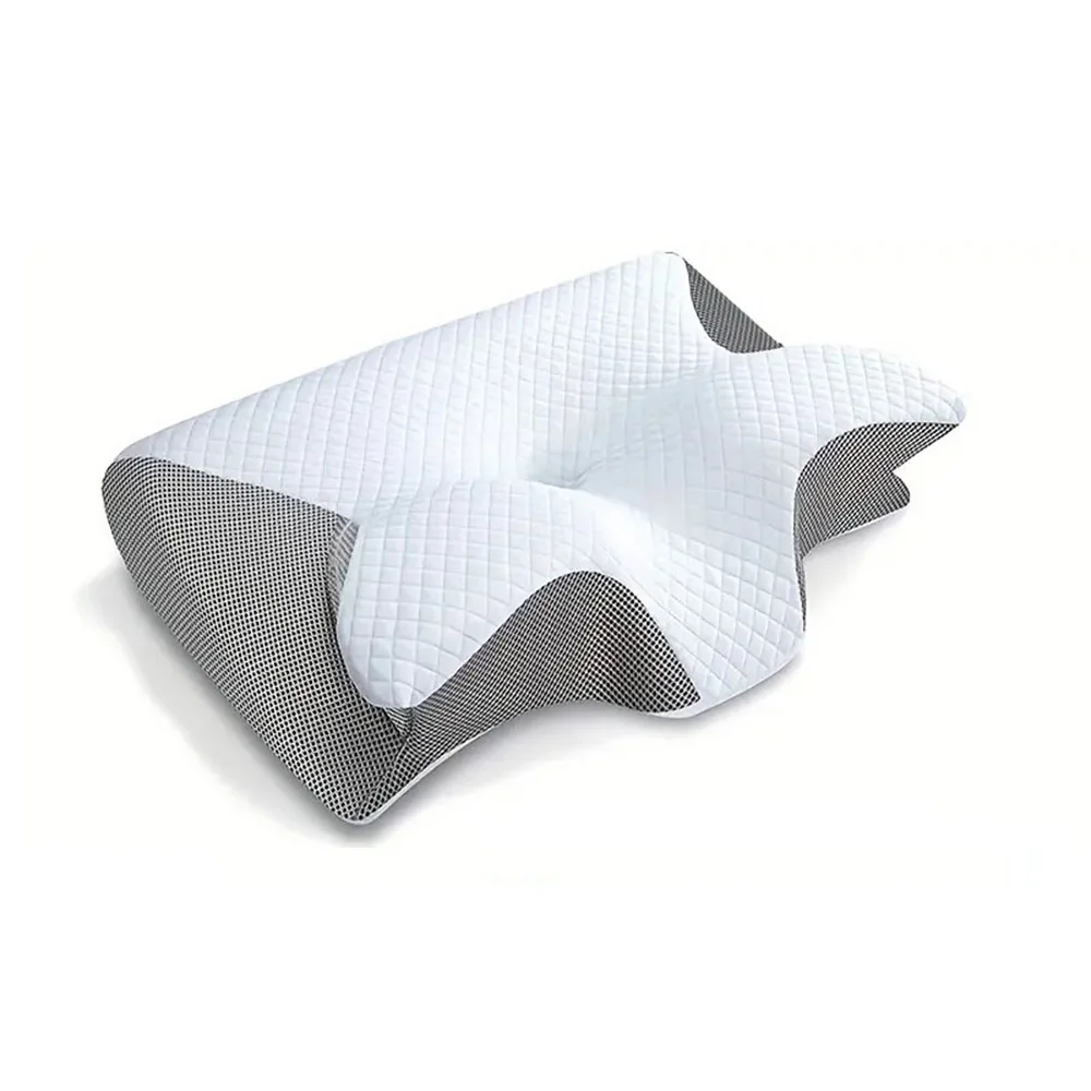 Ergonomic Neck Pillow w/ Memory Foam